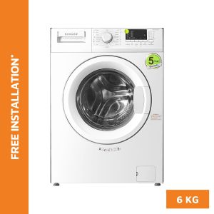 SINGER Front Loading Washing Machine | 6.0KG | WCV6602BW